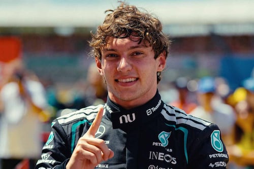 Kimi Antonelli conquista la pole en GP de Gran Bretaña; Checo Pérez volverá a salir desde el fondo