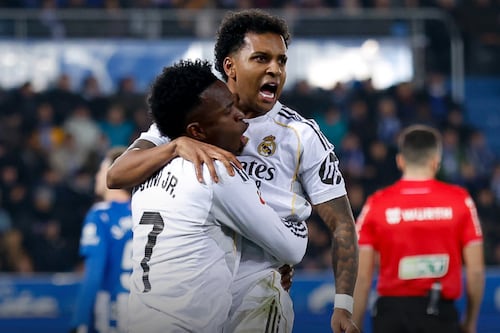 Real Madrid sufre, pero vence al Alavés con goles de Mbappé y Rodrygo en LaLiga