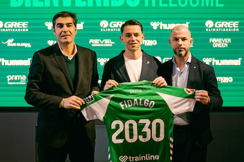 ‘Vengo de un club gigante’: Fidalgo no se olvidó de América en su presentación con el Betis