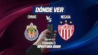 Chivas vs Necaxa EN VIVO: Dónde ver en TV, online y hora | Jornada 13 del Apertura 2026