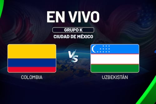 Colombia vs Uzbekistán EN VIVO Mundial 2026: Mira gratis el minuto a minuto del partido del Grupo K HOY