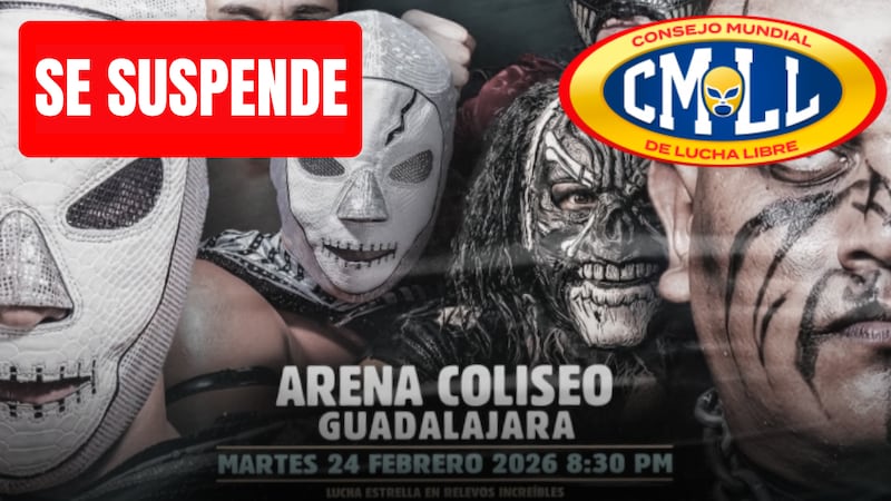 Consejo Mundial de Lucha Libre SUSPENDE función en Guadalajara por operativo en Jalisco