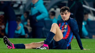 El volante del Barcelona podría sumar 2 meses lesionado.
