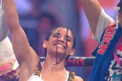¡Alana sumó otra victoria en La Velada del Año! La mexicana venció a Arigeli por decisión unánime