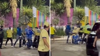 Aficionados del América propinaron golpiza a un hombre luego del empate contra Rayados (VIDEO)