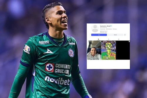 Preocupación Celeste: Kevin Mier ELIMINÓ su descripción y casi todas sus fotos en Cruz Azul