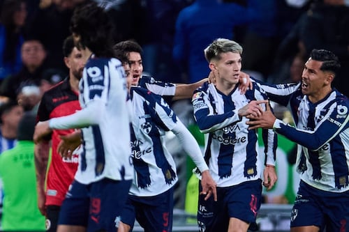 ¡Tremendo debut! Luca Orellano marcó un golazo y Monterrey empató con Tijuana