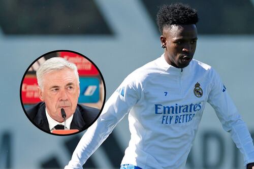 Carlo Ancelotti regañó a Vinicius por hacer berrinche en el Clásico: ‘Cometió un error’