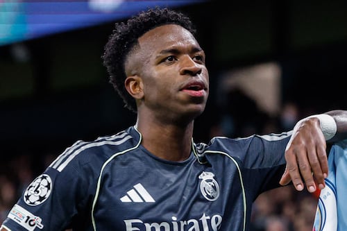 ‘El futbol te da otra oportunidad’; Vinicius Jr. explicó su festejo ‘llorando’ ante Manchester City