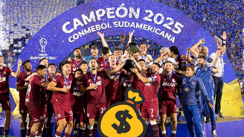 De HUMILDE, nada: Esta sería la MILLONARIA cifra que ganó Lanús por coronarse con la Copa Sudamericana