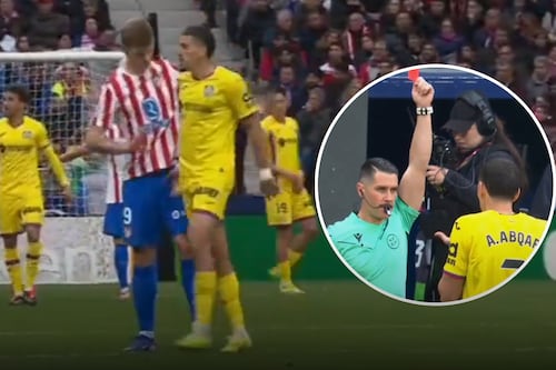 Jugador del Getafe fue expulsado ¡por pellizcar la entrepierna de Alexander Sørloth! (VIDEO)