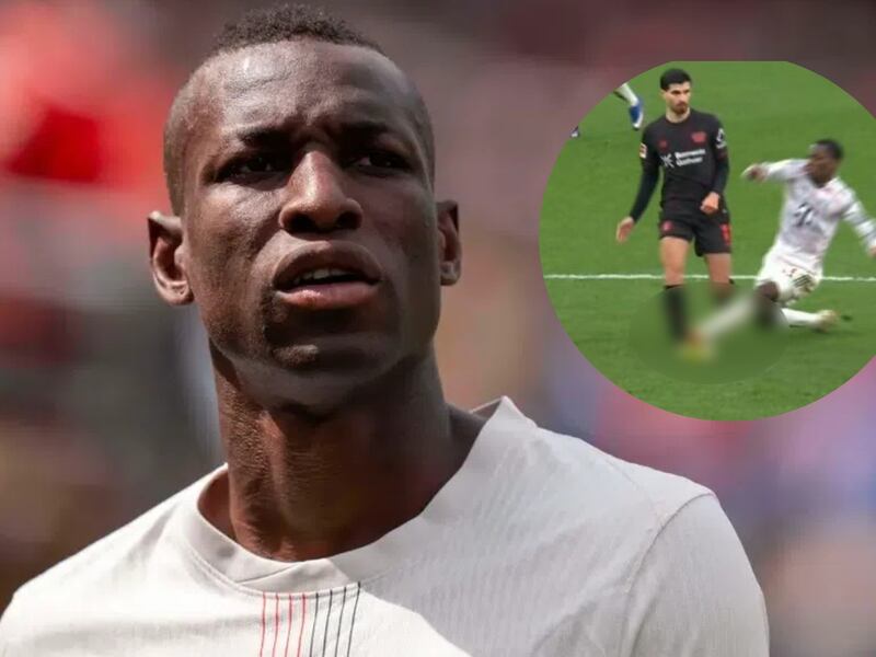 Nicolás Jackson tomó el lugar de Harry Kane y fue EXPULSADO por temeraria entrada (VIDEO)