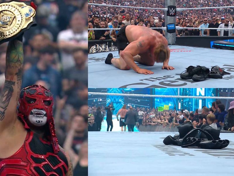 Penta logra primera victoria en WrestleMania y Brock Lesnar parece retirarse de WWE