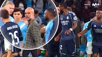 ¡Se calentaron Guardiola y Rüdiger! Arbeloa llegó a calmarlos tras victoria del Real Madrid (VIDEO)