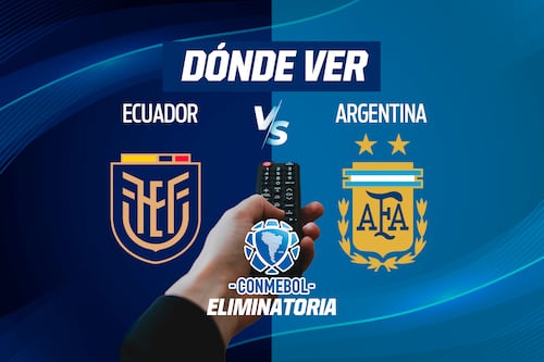 Ecuador vs Argentina EN VIVO: Dónde ver en TV, online y hora Eliminatorias Conmebol al Mundial 2026