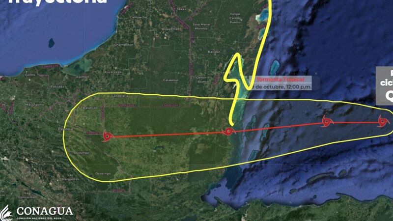 Se forma Potencial Ciclón Tropical Quince, ¿cuándo será Tormenta Nadine y tocará tierra?