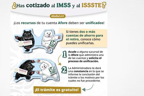 IMSS e ISSSTE 2025: Si tienes los dos servicios, ¿cómo puedes unificarlas en una sola Afore?