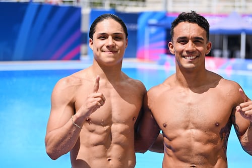 ¡ORO mexicano! Osmar Olvera y Juan Celaya dominan en trampolín de 3 metros de Santo Domingo 2026