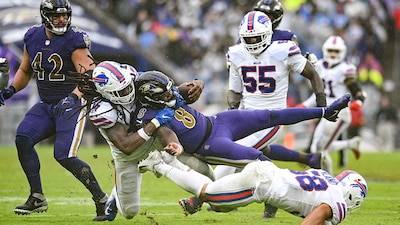 Los Buffalo Bills vinieron de atrás para vencer a los Ravens.