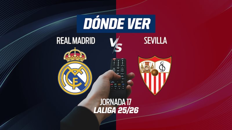 Real Madrid vs Sevilla EN VIVO: Dónde ver en TV, online y hora LaLiga de España 2025-26