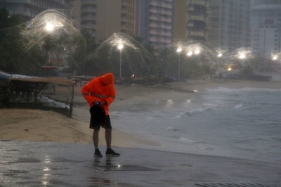 Conagua refirió que ‘Dolores’ ocasionaba ayer lluvias de fuertes a extraordinarias con vientos fuertes