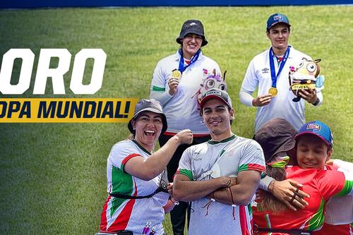 Ale Valencia y Matías Grande ganan oro para México en Copa del Mundo de Tiro con Arco
