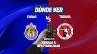 Chivas vs Tijuana EN VIVO: Dónde ver en TV y online la Jornada 5 de Liga MX, Apertura 2026 (HORA)