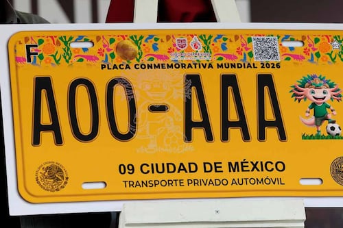 ¿Cómo conseguir las Placas del Mundial 2026? Costos, fechas, requisitos y dónde tramitarlas