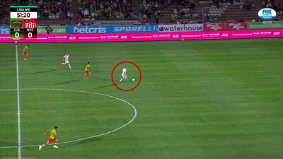 Medina cometió un error que casi le cuesta la derrota a Bravos ante Necaxa.