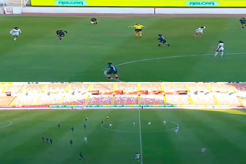 Necaxa y Querétaro Femenil huyeron de la cancha por presuntas detonaciones; en realidad fue un coche (VIDEO)