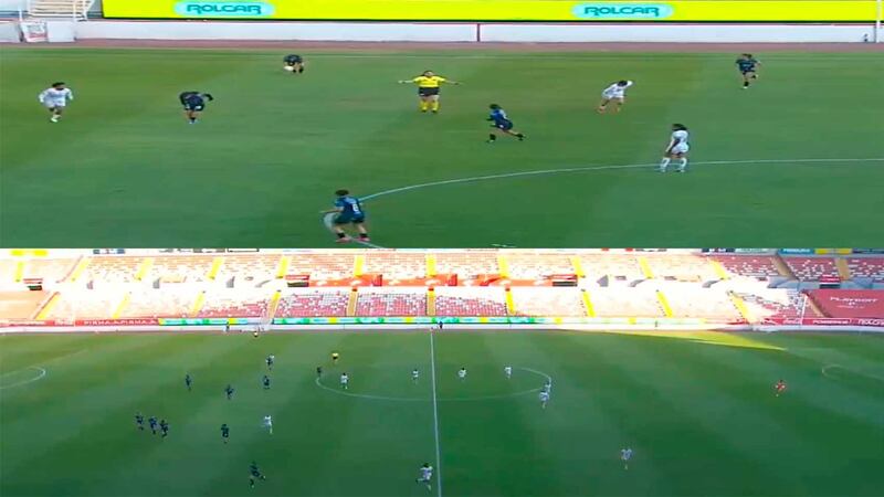 Necaxa y Querétaro Femenil huyeron de la cancha por presuntas detonaciones; en realidad fue un coche (VIDEO)