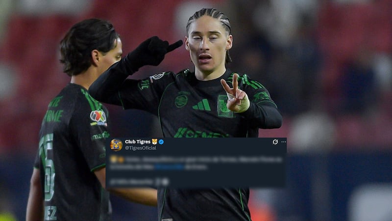 Ya no le digan Chelo: Tigres ‘REBAUTIZA’ a Marcelo Flores con nuevo APODO tras vivir un momento goleador