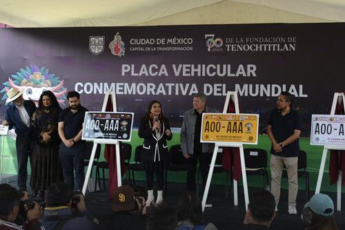 Placas vehiculares conmemorativas del Mundial 2026: Precio, cómo y cuándo conseguirlas