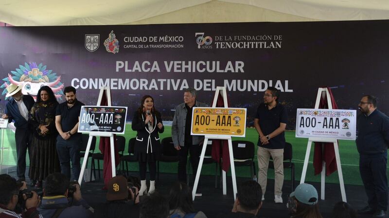 Placas vehiculares conmemorativas del Mundial 2026: Precio, cómo y cuándo conseguirlas