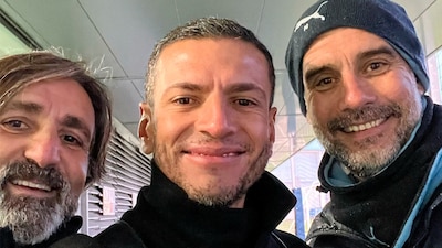 Jaime Lozano se reunió con Josep Guardiola en el Centro de Entrenamiento del Manchester City