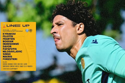 Guillermo Ochoa NO fue a la banca en torneo de Copa y AEL Limassol volvió a ganar