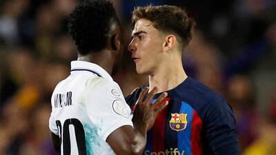 Gavi y Vinicius intercambiaron toda clase de insultos en las Semifinales de la Copa del Rey