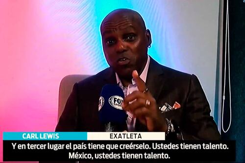 ‘México tiene talento para triunfar en todo’; Carl Lewis pronostica Olímpicos históricos en 2028