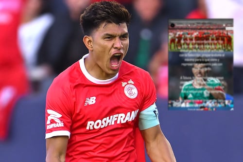 Jesús Gallardo se pronuncia tras no poder jugar Concachampions con Toluca por concentrar con el Tri
