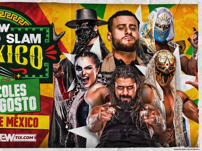AEW confirma Grand Slam 2026 en la Arena México, con Místico, Bandido y MJF en el cartel