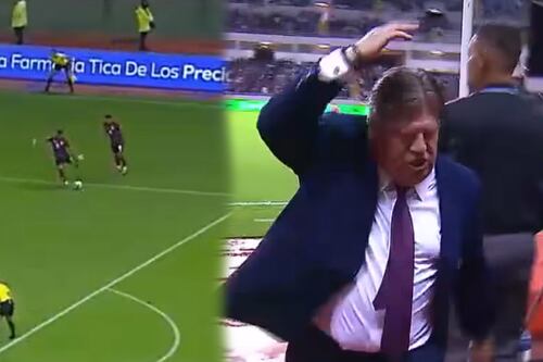 Costa Rica DESPERDICIÓ un tiro libre y Miguel Herrera EXPLOTÓ; se marchó directo al vestidor (VIDEO)
