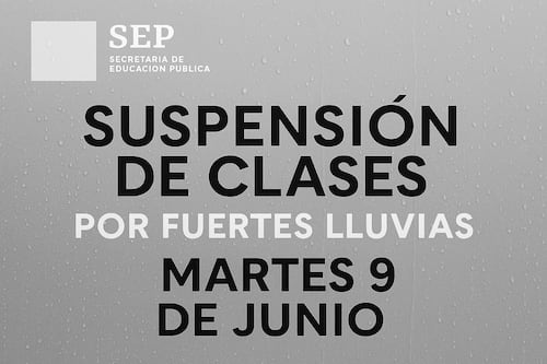 SEP: ¿Qué estados, municipios y escuelas de México suspenden clases el Martes 9 de Junio por fuertes lluvias?