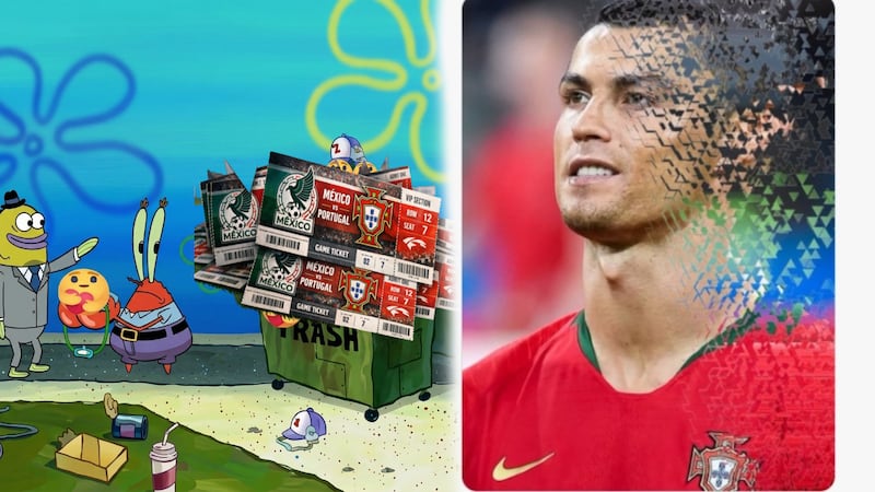 Entre revendedores y endeudados: Los MEMES de la ausencia de Cristiano Ronaldo en el México vs Portugal