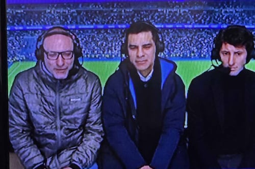 Rafa Márquez apareció en el Bernabéu como analista de la TV española en Real Madrid vs Man. City