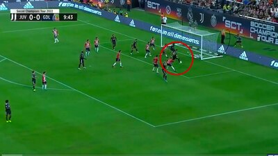 La Juventus necesitó 10 minutos para anotarle al Rebaño.