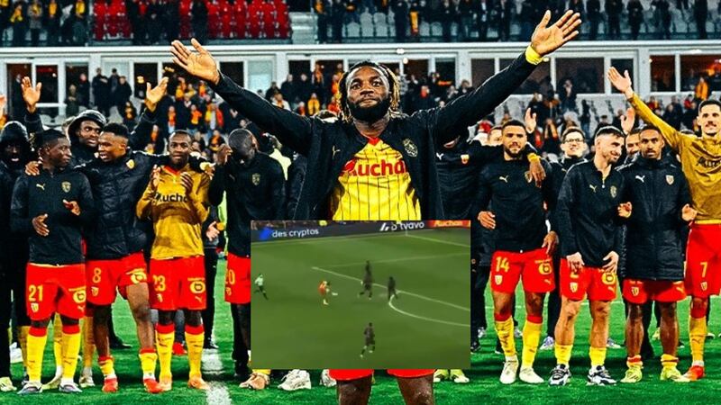 ¡Entre 3 DEFENSAS! Saint-Maximin se estrenó en Francia con un GOLAZO; Lens es LÍDER momentáneo (VIDEO)