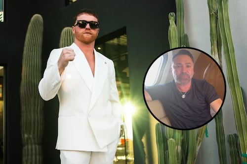 Oscar de la Hoya critica pelea Canelo vs Mbilli y reitera que carrera de Saúl Álvarez está en declive