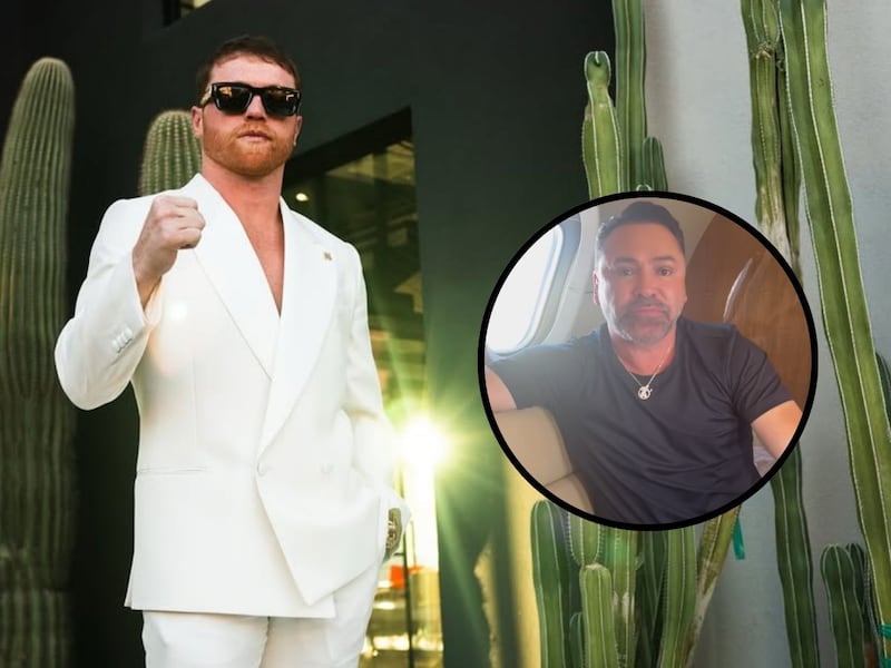 Oscar de la Hoya critica pelea Canelo vs Mbilli y reitera que carrera de Saúl Álvarez está en declive