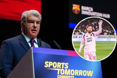 Laporta reconoce que su relación con Messi ‘está perjudicada, pero él es un mito del Barcelona’