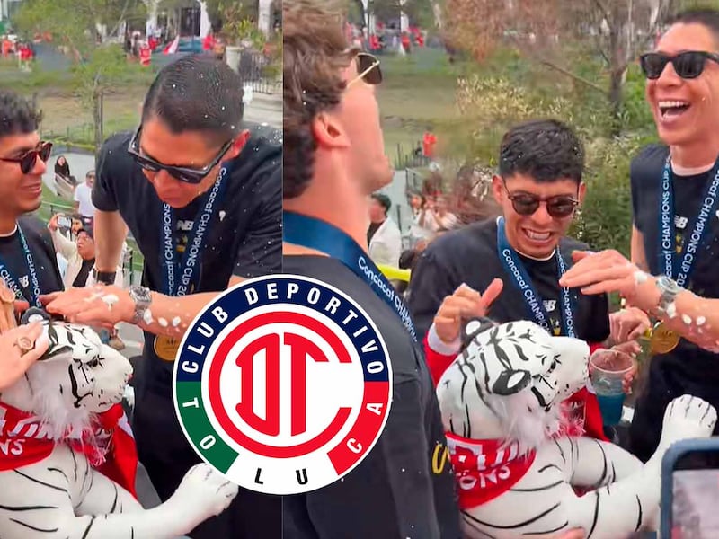 Toluca se burla de Tigres en desfile de la Concachampions: ‘Un lindo gatito’ (VIDEO)